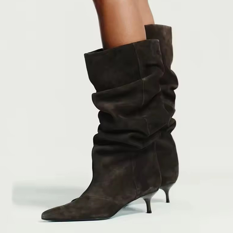Sepatu Bot Tinggi Selutut Wani - Street Fashion Winter ulasan dan harga
