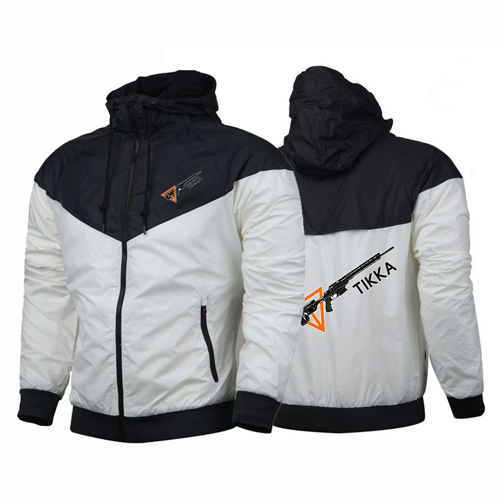 Jaket Pria Musim Semi dan Gugu - Street Fashion Logo Design ulasan dan harga