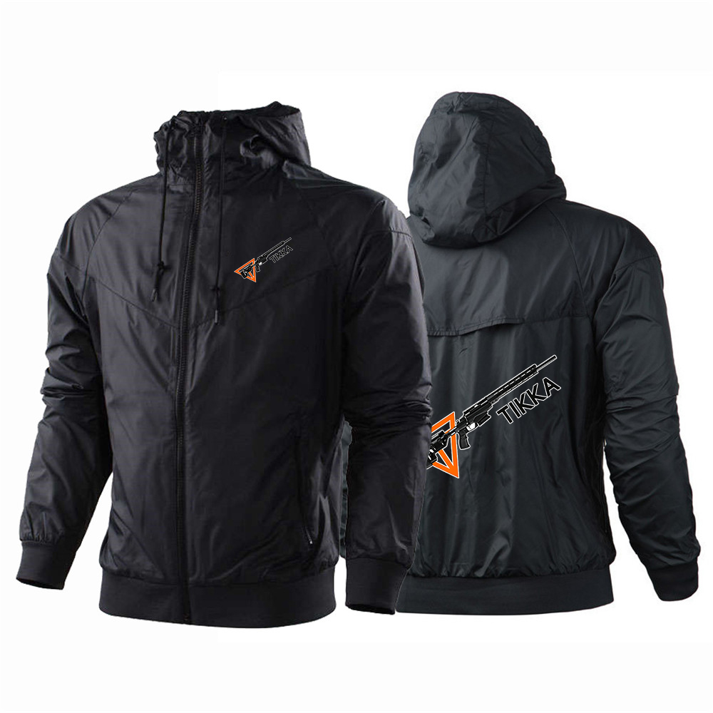 Jaket Pria Musim Semi dan Gugu - Street Fashion Logo Design ulasan dan harga