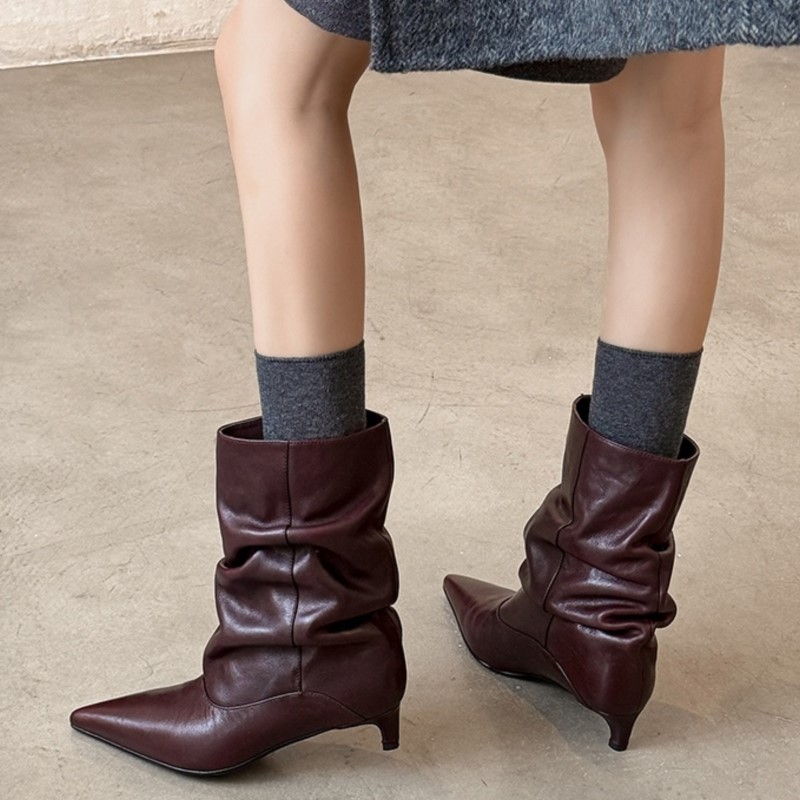 Sepatu Boots Pendek Kulit Sapi - Street Fashion Dress ulasan dan harga