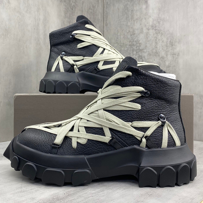Sepatu bot kulit asli pria mew - Street Fashion Luxury ulasan dan harga